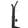 Height adjustable body exercise weight bench home gym