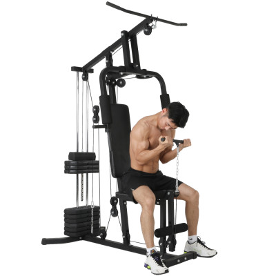 Power Tower Pull Dip Station Assistive Trainer Multi-Function Home Gym Strength Training Fitness Equipment