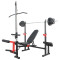 High-Pull Foldable Adjustable Comfortable Weight Bench