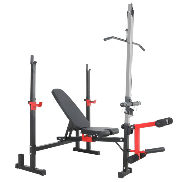 High-Pull Foldable Adjustable Comfortable Weight Bench