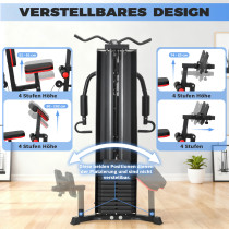 Multi-Functional Metal Home Gym Equipment