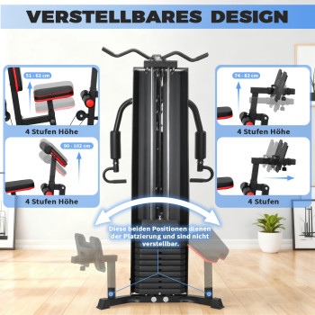 Multi-Functional Metal Home Gym Equipment