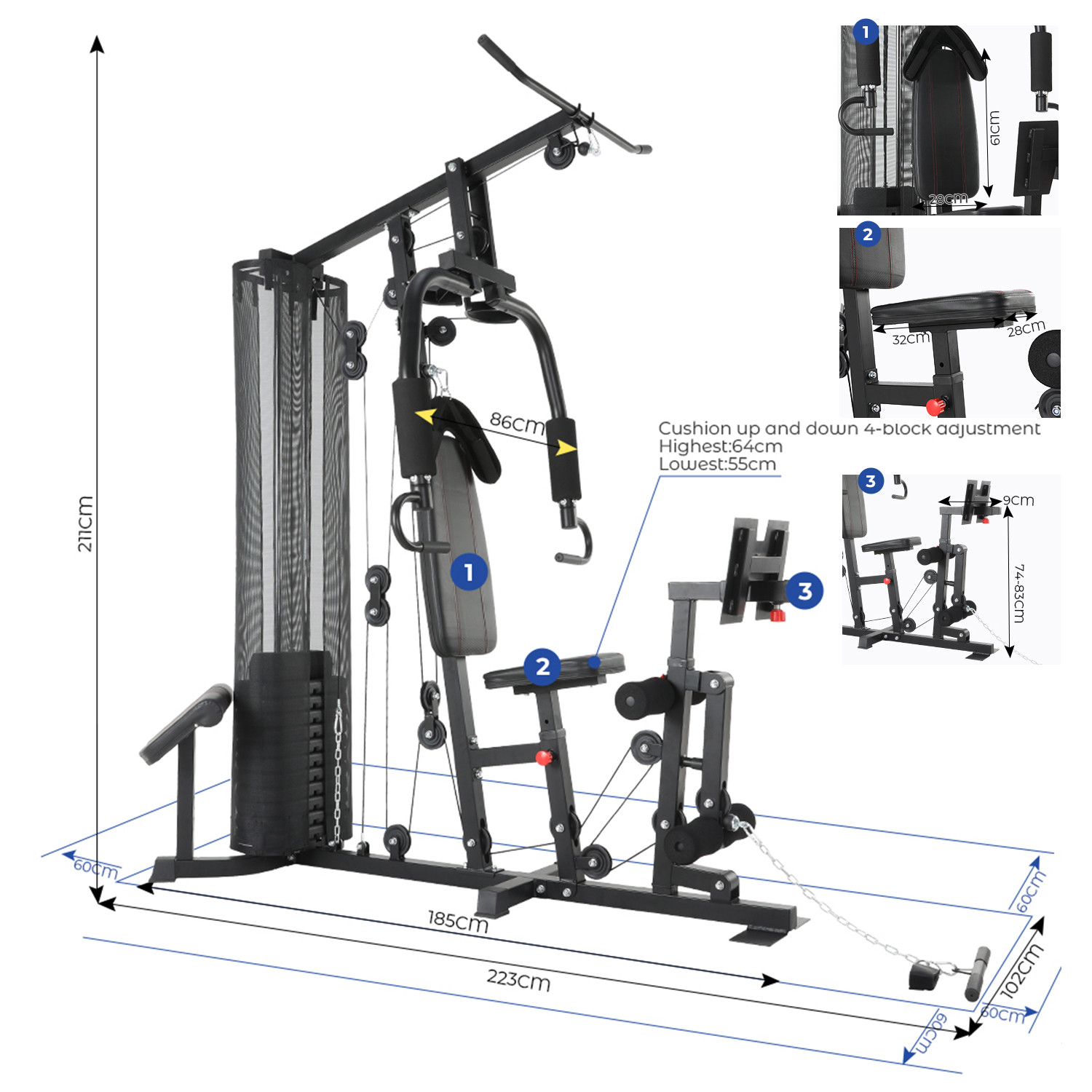 multi gym equipment