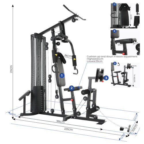 Home Fitness Equipment Multi-Gym