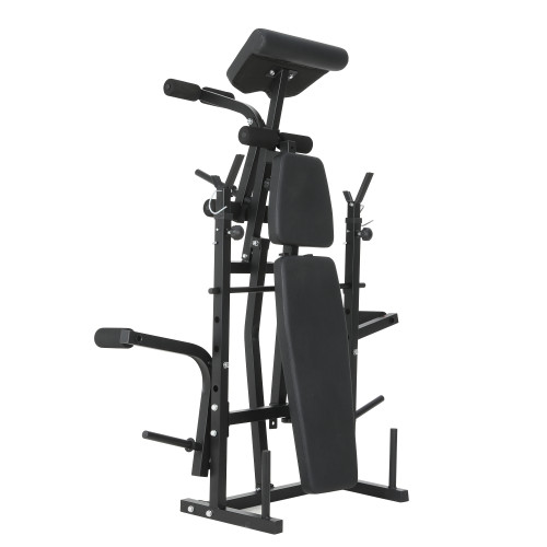 Portable Adjustable Multipurpose Weight Bench Standard Weight Bench Press Rack Home Gym Strength