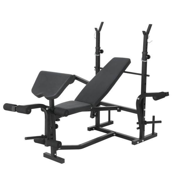 Portable Adjustable Multipurpose Weight Bench Standard Weight Bench Press Rack Home Gym Strength