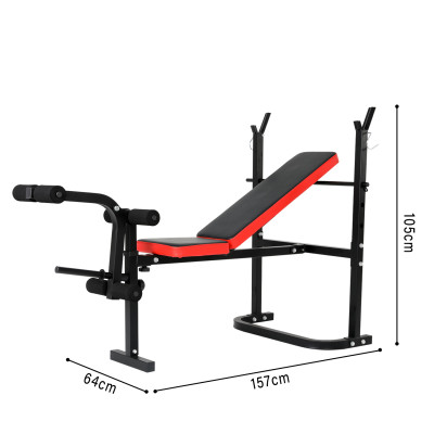 Adjustable Indoor Home Gym Equipment Foldable Weight Bench