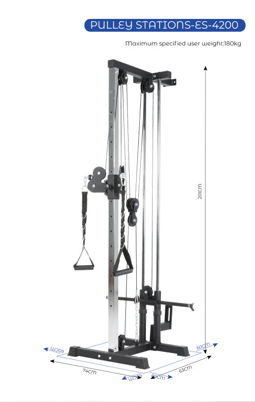 Multi-Function Metal Gym Pulley Station Fitness Machine