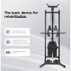 Single Tower Pulley Crossover Gym Wall Mounted Multi-Function Station for Home Use