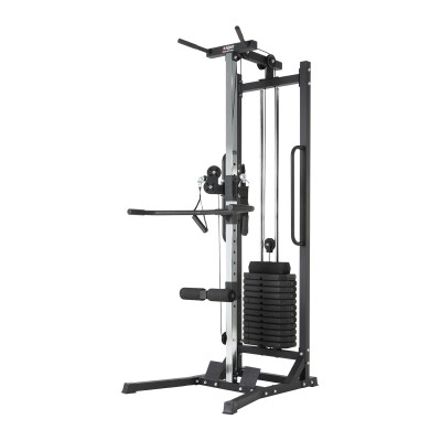 Single Tower Pulley Crossover Gym Wall Mounted Multi-Function Station for Home Use
