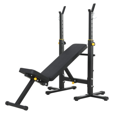 Home Gym Fitness Equipment Adjustable Foldable Steel Weight Bench