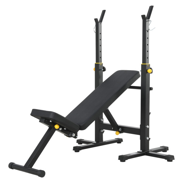 Home Gym Fitness Equipment Adjustable Foldable Steel Weight Bench