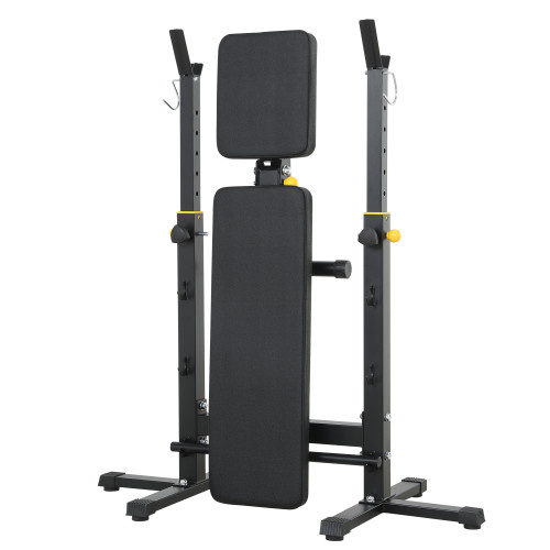 Home Gym Fitness Equipment Adjustable Foldable Steel Weight Bench