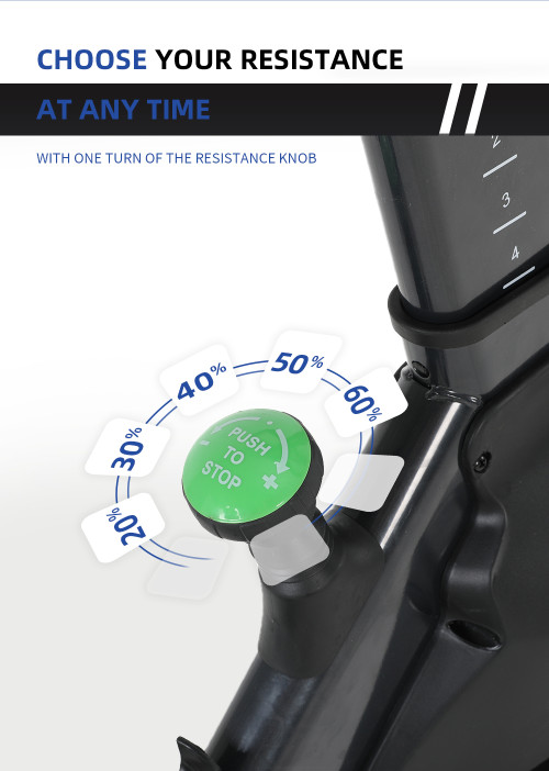 Adjustable Resistance Belt Drive Steel Indoor Cycling Bike
