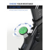 Adjustable Resistance Belt Drive Steel Indoor Cycling Bike