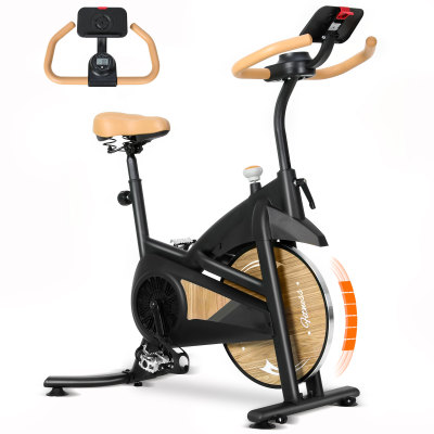 Hot Sale 5kg Steel Flywheel Magnetic Belt Drive LCD Display Stepless Resistance Home Use Bike