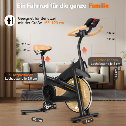 Hot Sale 5kg Steel Flywheel Magnetic Belt Drive LCD Display Stepless Resistance Home Use Bike
