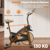 Hot Sale 5kg Steel Flywheel Magnetic Belt Drive LCD Display Stepless Resistance Home Use Bike