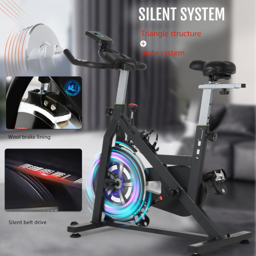 Professional Indoor Cycling Exercise Spin Bike with 5kg Flywheel