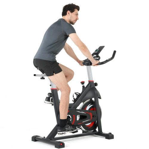 New Adjustable Bike with Heart Rate Test LCD Display 6kg Flywheel