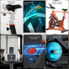 New Adjustable Bike with Heart Rate Test LCD Display 6kg Flywheel