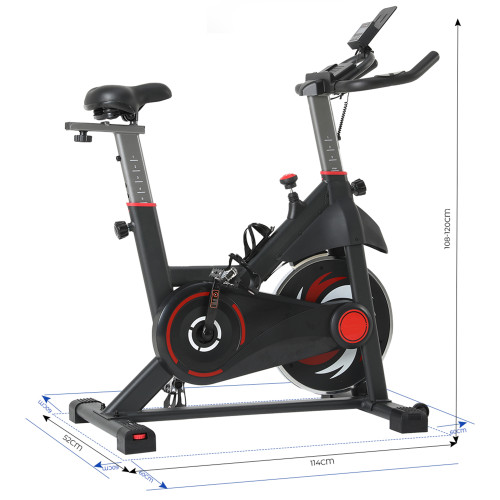 Professional Indoor Cycling Bike with Adjustable Resistance Smooth Riding Spin Bike