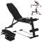 Sit-Up Dumbbell Bench with Safety Features Portable Design for Indoor Home Gym