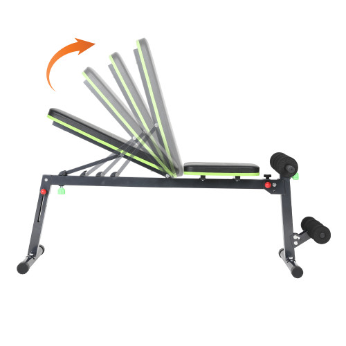 Multi-Function Foldable Portable Metal Incline Exercise Weight Bench Press