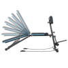 Foldable Metal Sit up Workout Bench Custom Logo Multi-Gear Adjustment