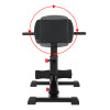 Abdominal Exercise Waist Extension Workout Buttocks Foldable Adjustable Portable Ab Bench Gym Roman Chair