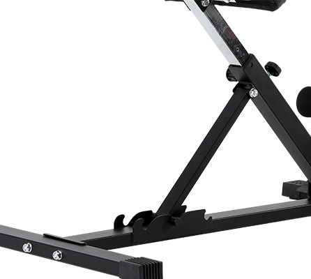 Steel Roman Chair Adjustable Lower Back Exercise Bench Hamstring Glutes Home Gym Fitness Tool Machine-Extension Machine Bench