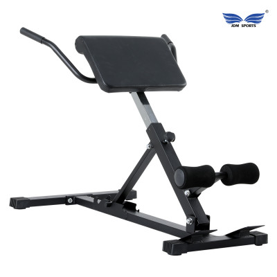 Steel Roman Chair Adjustable Lower Back Exercise Bench Hamstring Glutes Home Gym Fitness Tool Machine-Extension Machine Bench