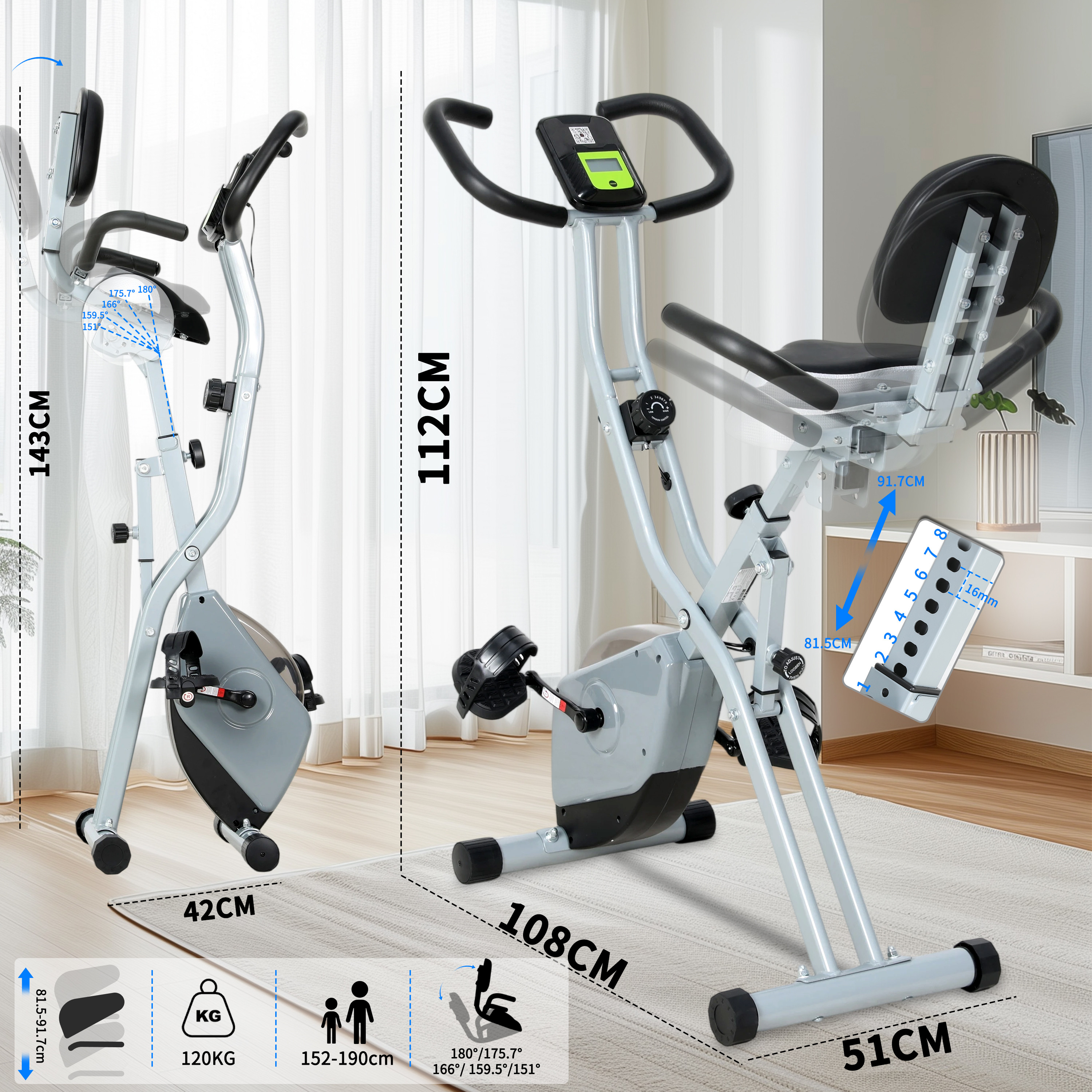 Foldable Magnetic Bike