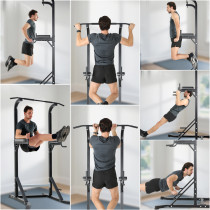 Portable Power Tower Steel Pull up Bar Dip Station Single Parallel Bar Indoor Fitness Gym Equipment