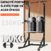 Portable Power Tower Steel Pull up Bar Dip Station Single Parallel Bar Indoor Fitness Gym Equipment