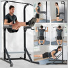 Portable Power Tower Steel Pull up Bar Dip Station Single Parallel Bar Indoor Fitness Gym Equipment