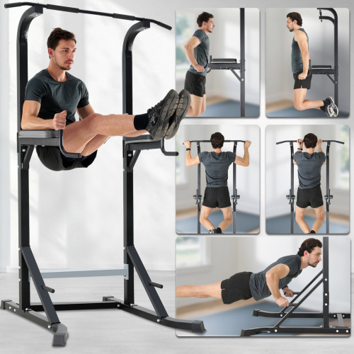 Portable Power Tower Steel Pull up Bar Dip Station Single Parallel Bar Indoor Fitness Gym Equipment