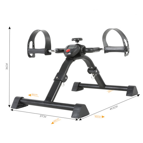 Home Use Portable Mini Pedal Exercise Bike Foldable Under Desk Steel Rehabilitation