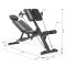 Unisex Indoor Fitness Adjustable Multi-Functional Dumbbell Home Training Bench for Sit-Ups