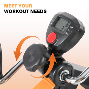 Mini Cross Training Exercise Bike Portable Home Gym Equipment