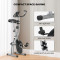 Home Use Magnetic Folding Bike Exercise Stationary Bike Low Weight Steel LCD Display Portable