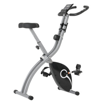 Home Use Magnetic Folding Bike Exercise Stationary Bike Low Weight Steel LCD Display Portable