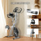 Unisex Foldable X Bike Pedal Exerciser Home Gym Fitness Comfortable Cardio Training Magnetic Resistance