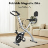 Unisex Foldable X Bike Pedal Exerciser Home Gym Fitness Comfortable Cardio Training Magnetic Resistance