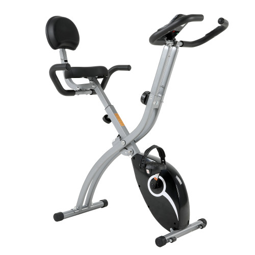 Unisex Foldable X Bike Pedal Exerciser Home Gym Fitness Comfortable Cardio Training Magnetic Resistance