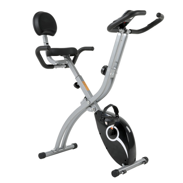 Unisex Foldable X Bike Pedal Exerciser Home Gym Fitness Comfortable Cardio Training Magnetic Resistance