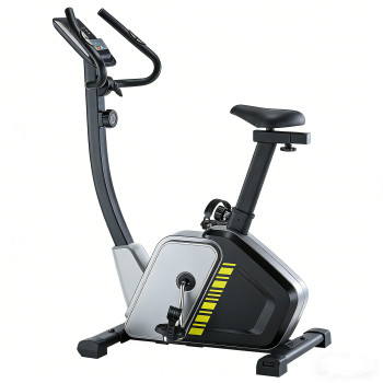 Indoor Cycling Spin Bike Steel Frame LCD Display Magnetic Resistance