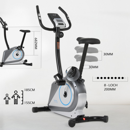 High Quality Home Use Magnetic Exercise Bike with 8-Level Manual Tension