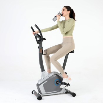 Factory Wholesale Portable Home Gym Indoor Exercise Bike with 8 Levels of Magnetic Resistance
