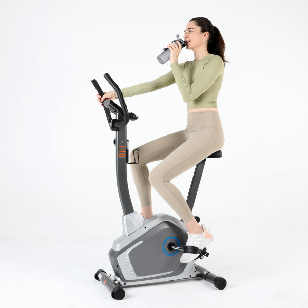 Factory Wholesale Portable Home Gym Indoor Exercise Bike with 8 Levels of Magnetic Resistance